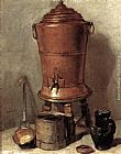 Jean Baptiste Simeon Chardin The Copper Drinking Fountain painting